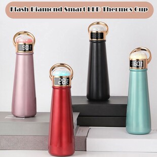 420ml Vacuum Insulated Mug With Shining Lid LED Touch Screen