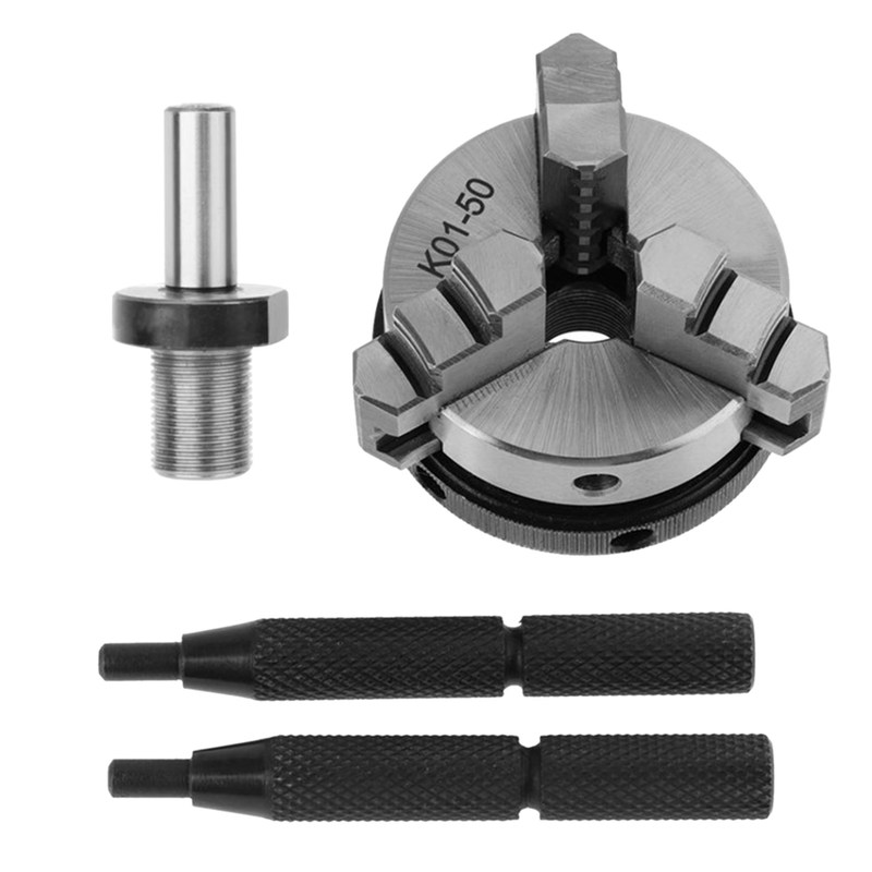 K01 50 Scroll With Handle ools Accessory Rotary Lathe 3 Jaw