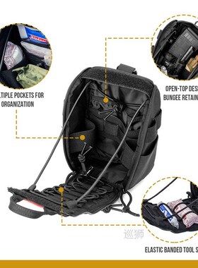 OneTigris First Aid Medical Bag Pack Medical Kit Quick Detac