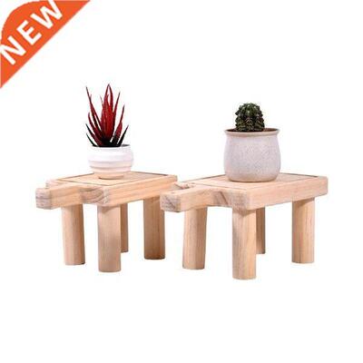 Wooden Plant Stool Square Plant Table Holders Modern Plant