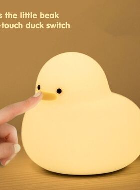 Cute Bedroom Sleep Lightings Rechargeable Bedside