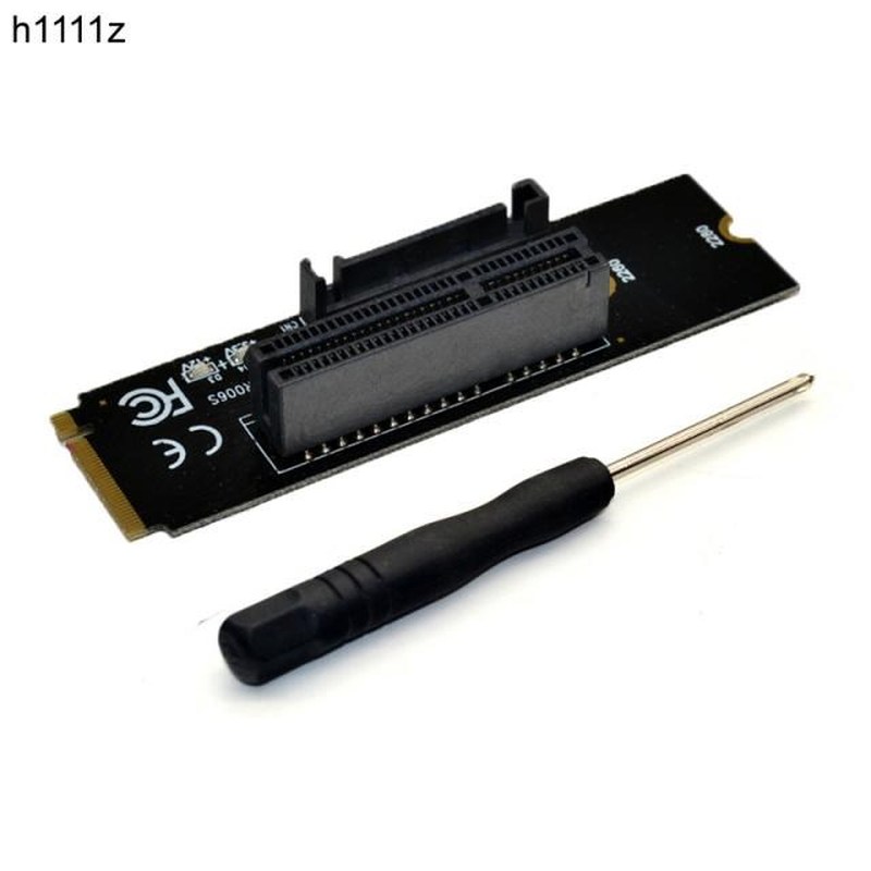 Newest NGFF M.2 to PCI-E 4X Riser Card M2 M Key to PCIe X4 A