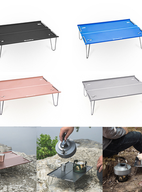 Mini mesa plegable para exteriores, escritorio port&aacu