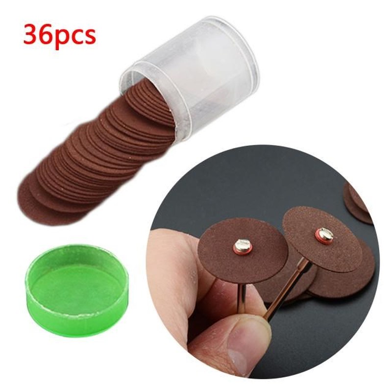 36pcs Dremel Accessories 24mm Abrasive Disc Cutting Discs Re