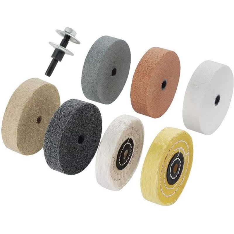 Buffing Polishing Wheel Kit 3 Inch,for Bench Buffer/Bench Gr