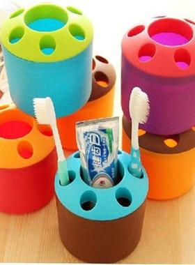 Creative Porous Toothpaste Toothbrush Holder Multi-function