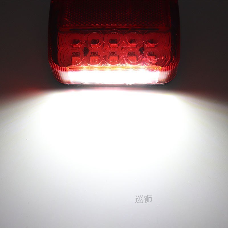 2pcs 12V Trailer Truck Caravan 26LED Taillight Tail Light Tu