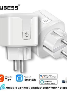 Aubess WiFi Smart Plug 16A EU Socket Tuya Smart Life APP