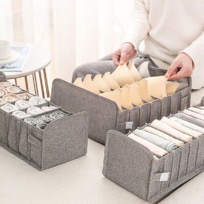 Underwear Organizer Boxes Wardrobe Drawer Divider Clothes