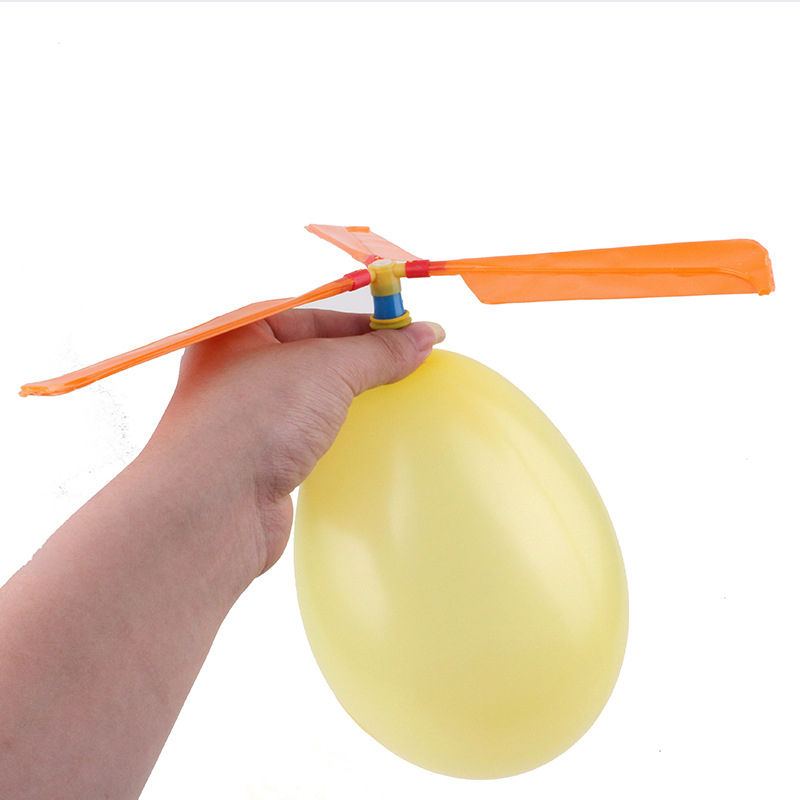 Fun Physics Experiment Homemade Balloon Helicopter DIY