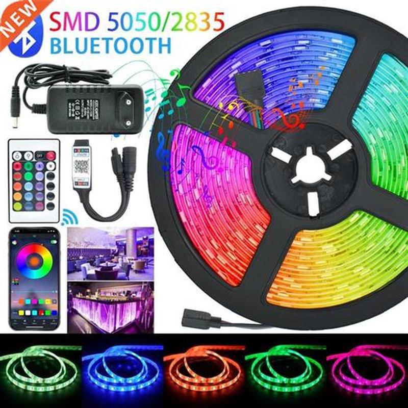 LED Strips Ligs Bluetooth Luces Led RGB 5050 SMD 2835 Flex