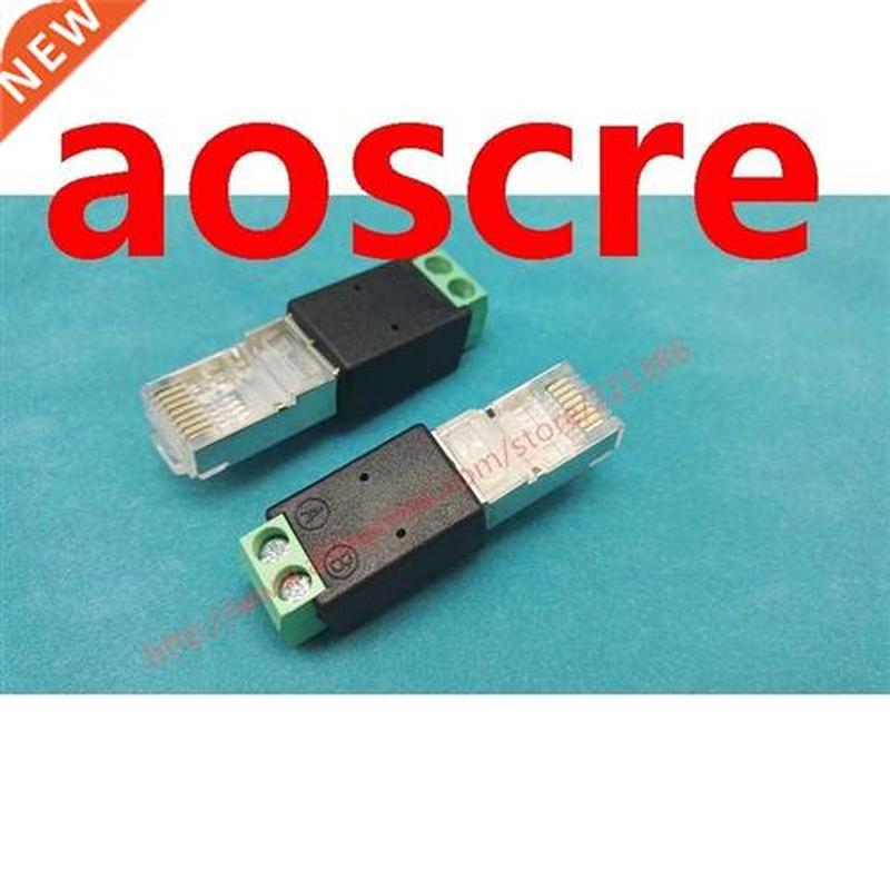 10pcs free shipping RJ45 to Screw Terminal Adaptor RJ45 Male