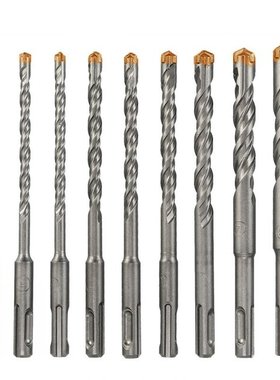 9Pcs 160mm Electric Hammer Drill Bits 5/6/8/10/12/14/16mm Cr