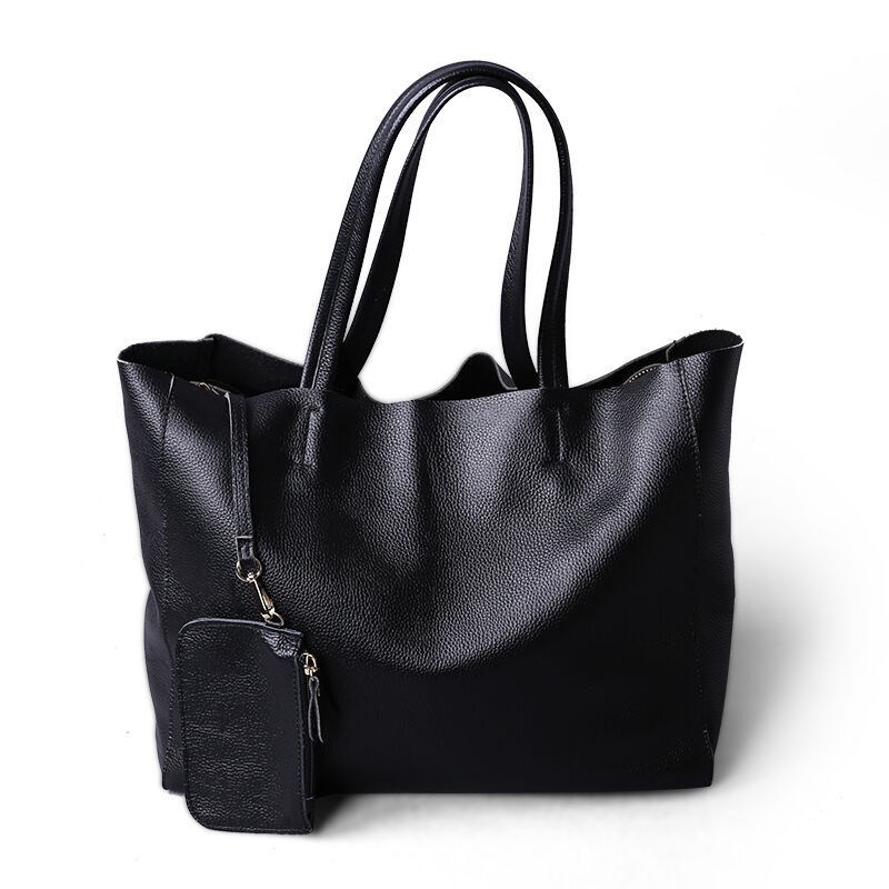 2019 New Women Deluxe Genuine Cowhide Leather Totes Handbag