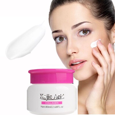 Kojic Acid Collagen Cream Whitening Face Care Deep Moisturiz