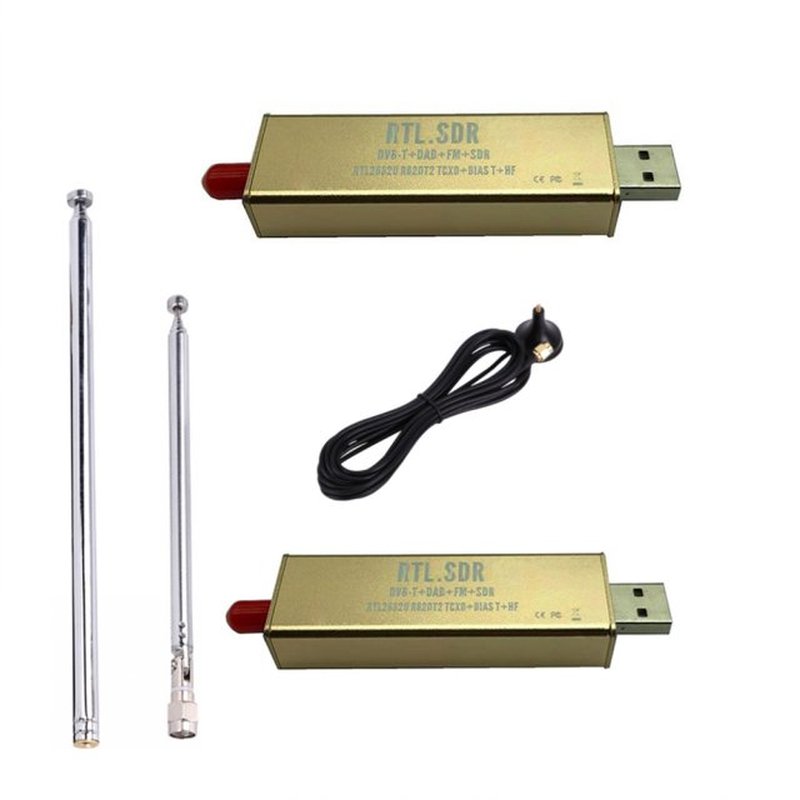 USB RTL SDR Receiver PPM TCXO RTL2832U 0.1MHz-1.7GHz Radio T