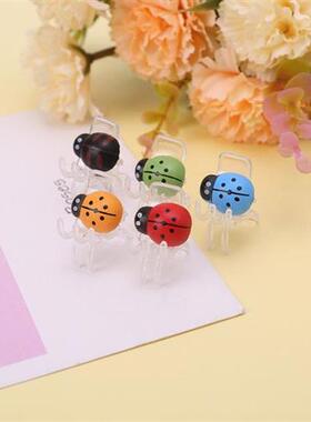 5CA 10 Pack Cute Ladybug Orchid Clips Garden Flower Cymbidi