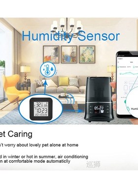 IR REMOT CONTROL Tuya Temperature Humidity Sensor Date Displ