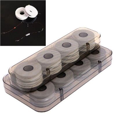 8/16Pcs Foam Winding Board Fishing Line Wire Shaft Bobbin