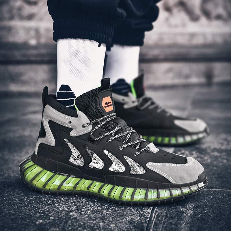 Shoes men 2021 new winter high top student leisure sports m