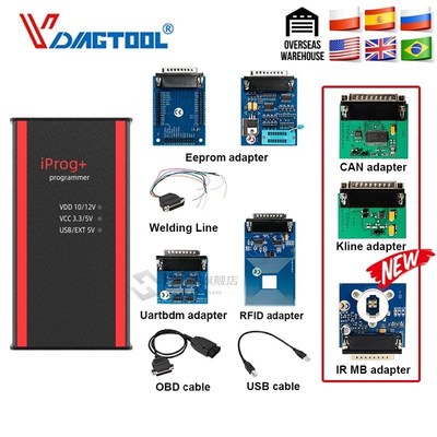 Newest Iprog  Key Programmer Support IMMO   Mileage Correcti