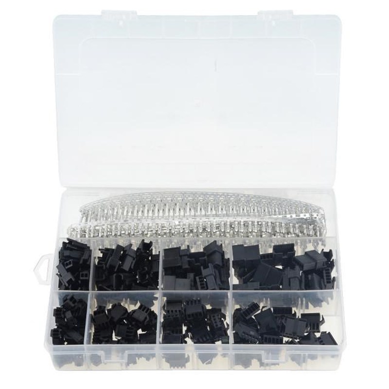 560PCS/Box JST SM2.54mm Male Female 2P 3P 4P 5P Housing Conn