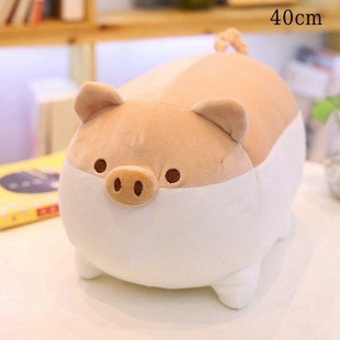 Hot 40/50cm Soft Fat Pig Plush Hugging Pillow Stuffed Anima