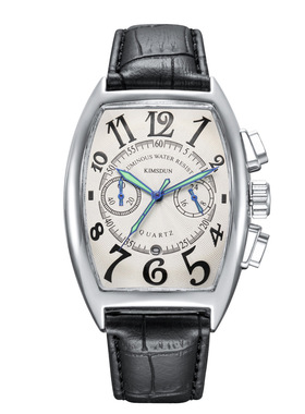 Leisure men's watch wine barrel quartz 男多功能酒桶