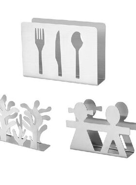 Stainless Steel Napkin Holder Paper Serviette Dispenser