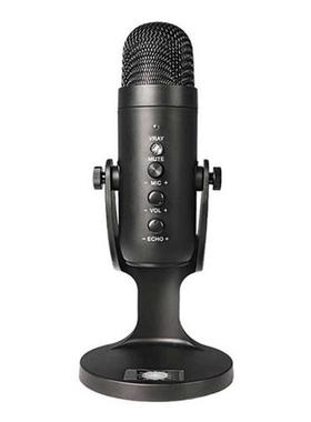 USB Condenser Microphone Gaming Streaming Noise Reduction Mu