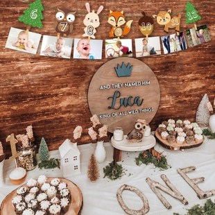 Safari Jungle Party Happy Birthday Decorations For KIds Anim