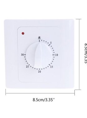 AC 220V 10A 30Min Mechanical Countdown Timer Switch Electric
