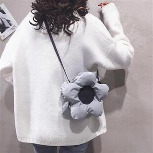 Girl Sunflower Shoulder Bag Fashion Flower Shape Messenger B