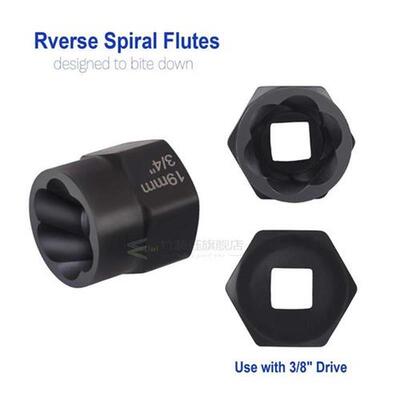 13Pcs Impact Daged olt Nut Screw Remover Extractor Socket