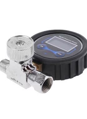 LCD Digital 1/4 0-200PSI Air Pressure Gauge Pressure Regula