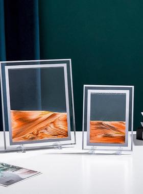 Sand Art Painting Moving Sandscape Modern Decor Interior