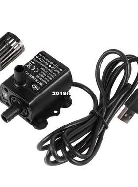 Decdeal Ultra-quiet Mini Brushless DC/USB Water Pump 5/12V 5