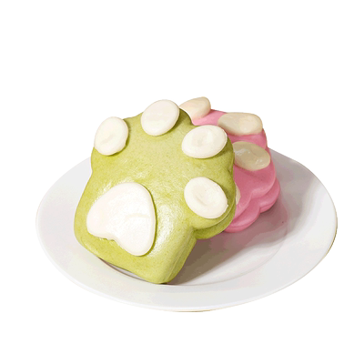 芃宝儿童学生早餐半成品荷叶饼肉夹馍饼胚熊掌包搭配婴幼儿辅食