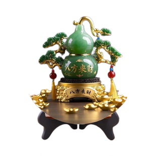 摆件八方来财葫芦摆件招财财运客厅办公桌面摆件