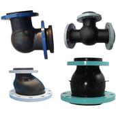 可曲挠变径橡胶接头加厚同心异径橡胶接头大小头避震喉法兰膨胀节