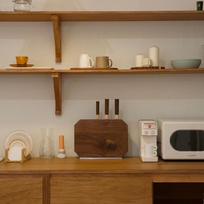 Heriter韩式菜板收纳架厨房刀具置物架磁吸不锈钢长方形切菜砧板