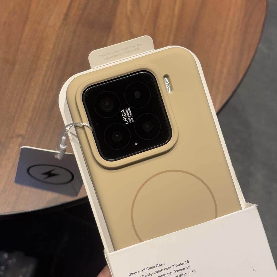 适用小米15Pro液态硅胶保护壳