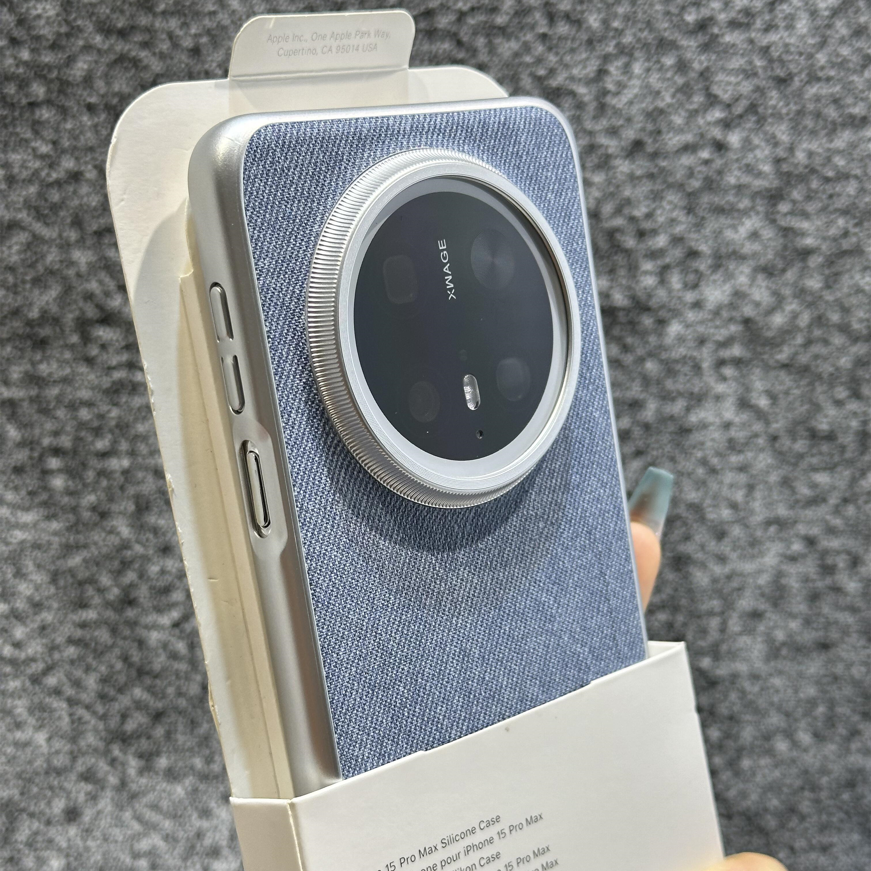 复古牛仔蓝毛麻料适用华为mate70pro+手机壳磁吸Mate80Promax哑光电镀Nova13/12防指纹60半包硬大孔防摔男女