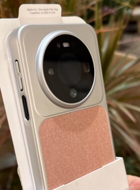 【秒变】温柔灰粉色毛麻布纹适用华为Mate80promax手机壳mat70/60Pro+全包内置磁吸薄拼接防摔硬壳新款防指纹