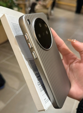 金属漆质感1+ace5钛灰色Reno13适用OPPOFindX8Pro手机壳Reno14简约轻薄款FindX7Ultra磨砂x6光栅瓦楞纹findx9