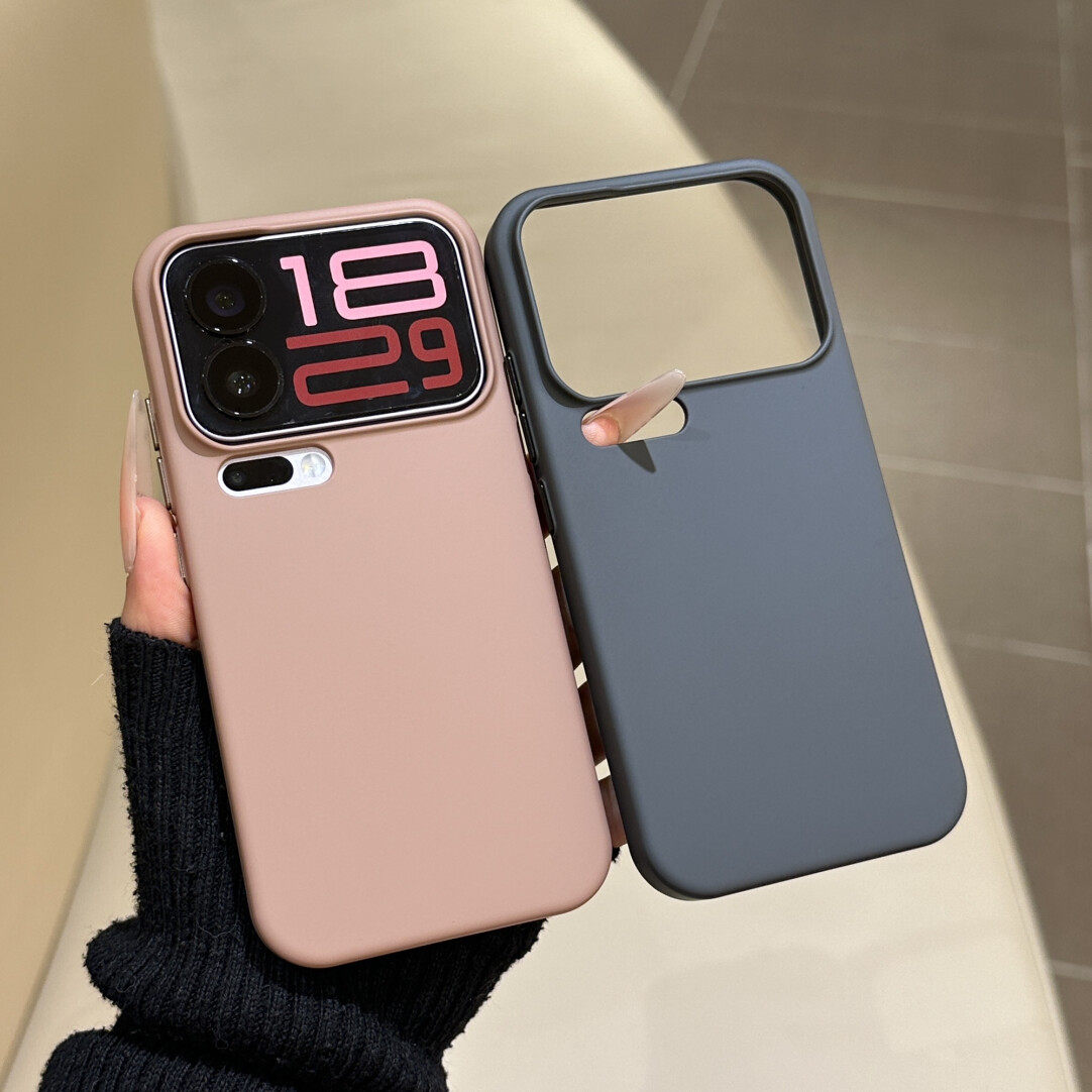 温柔奶茶色肤感适用小米17ProMax手机壳Xiaomi17简约纯色15Pro独立金属按键14pro男女微磨砂奶奶灰超薄PC硬壳