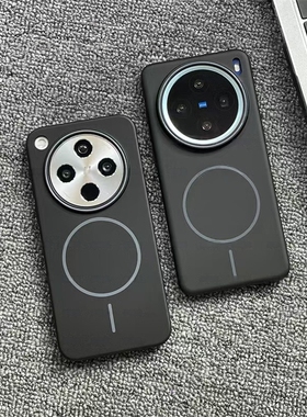 柔润Beats同款细圈磁吸Ultra适用OPPOFindX8手机壳黑色findx9pro简约reno13薄全包1+13硬ace5保护套12大孔10