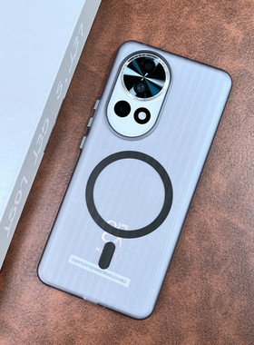 冰雾瓦楞纹14适用华为Nova13pro手机壳Magsafe磁吸充电nova12ultra透黑色Pura70Pro+肤感磨砂全包独立按键硬