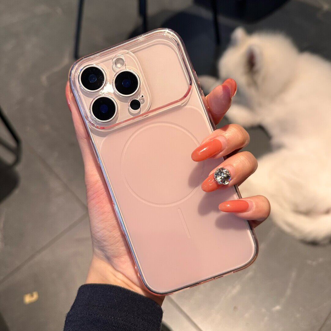 新款细圈秒变大视窗软壳适用iPhone17ProMax手机壳苹果16plus简约15Pro全包防摔14粉色Air磨砂透明13硅胶1211