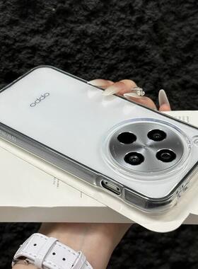 高级感黑色撞色二合一X8S+适用OPPOFindX8手机壳findX9Pro全包Ultra软硅胶X7防摔X6简约Reno14/13女12透明11